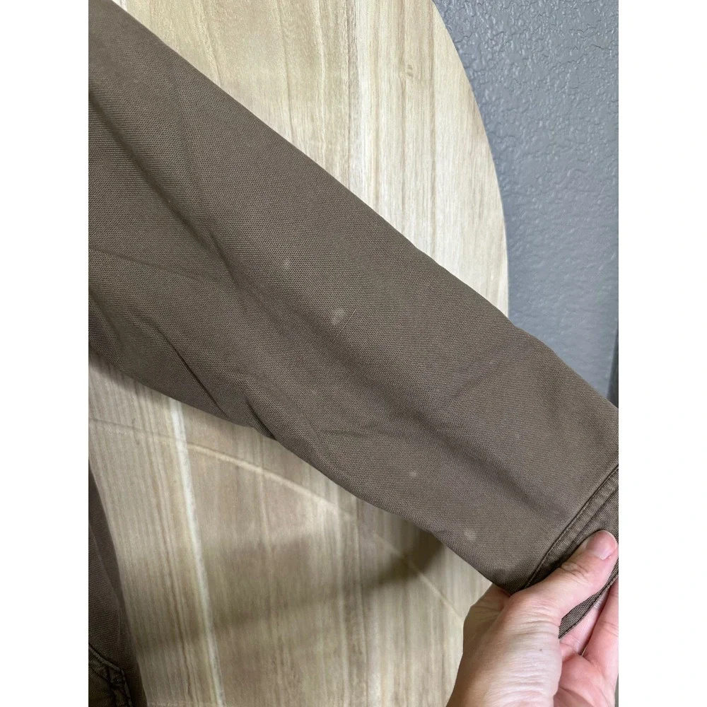 Gymboree‎ Kids Brown barn jacket Canvas Corduroy Collar Coat Jacket Size 6